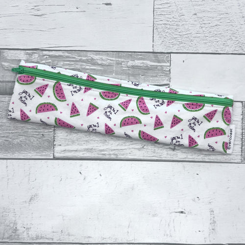 One in a Melon Reusable Straw/Utensil Bag