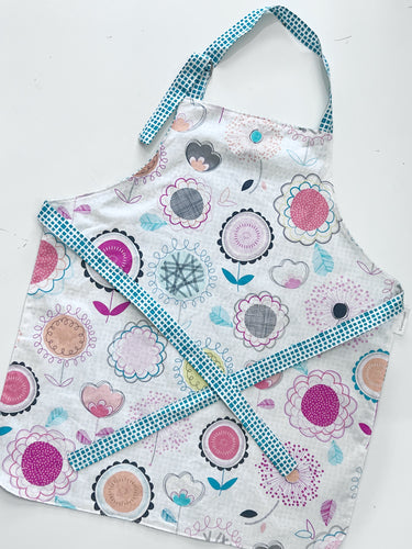 Abstract Floral Child's Apron
