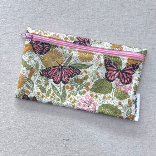 Bee Garden Butterflies Reusable Snack Bag