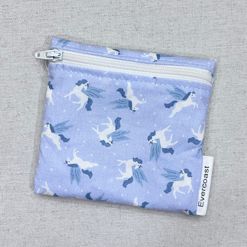 Pegasus on Light Blue Reusable Mini Snack Bag