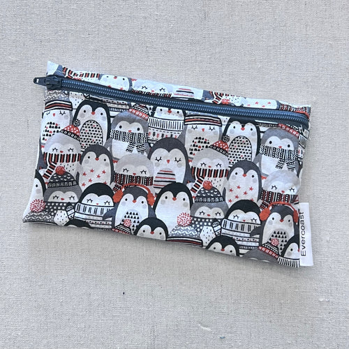 Stacked Penguin Reusable Snack Bag
