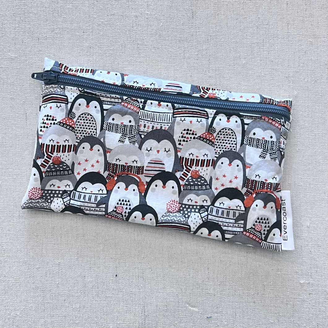 Stacked Penguin Reusable Snack Bag