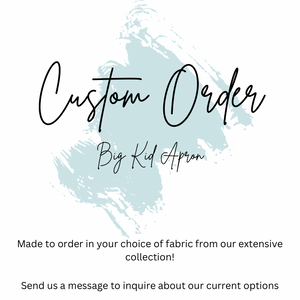 CUSTOM ORDER - Big Kid Apron
