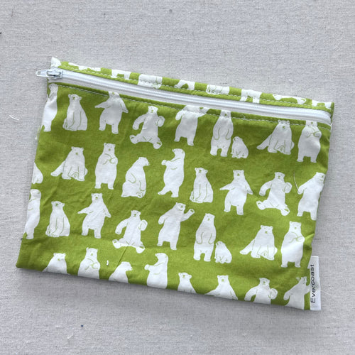 Bears on Lime XL Bag/Multipurpose Bag