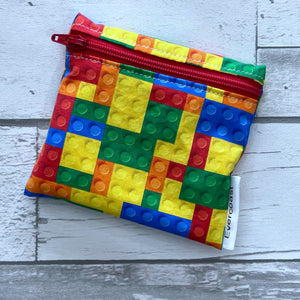 Building Blocks Reusable Mini Snack Bag