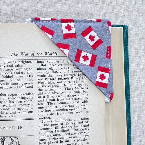 Canadian Flags Corner Bookmark
