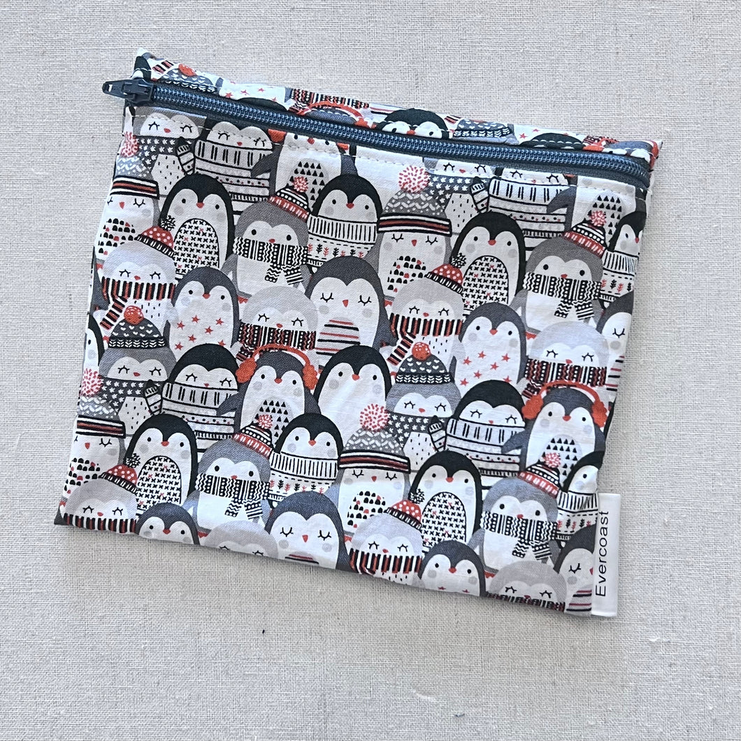 Stacked Penguin Reusable Sandwich Bag