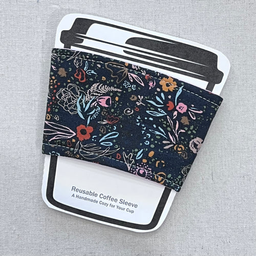 Foraged Floral Reusable Coffee Sleeve