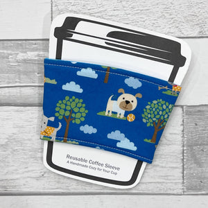 Dog Park Reusable Coffee Sleeve