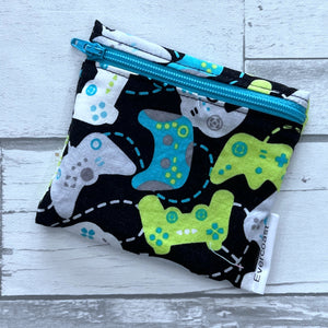 Gamer on Black Reusable Mini Snack Bag