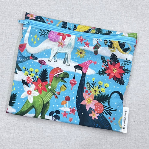Festive Dino Reusable Sandwich Bag