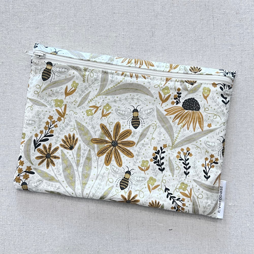 Bee Garden Cream Floral XL Bag/Multipurpose Bag