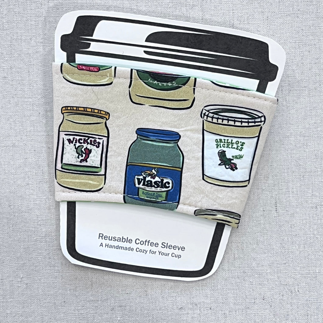 Pickle Jars Reusable Coffee Sleeve