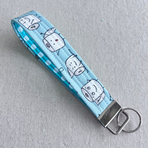 Toilet Paper Wristlet Key Fob