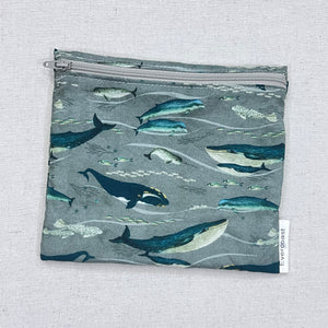 Story Sea Whales Reusable Sandwich Bag