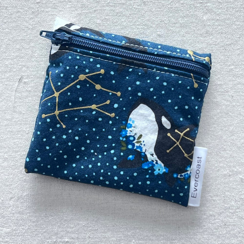 Cosmic Whales Reusable Mini Snack Bag