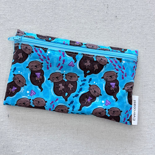 Otter Pairs Reusable Snack Bag