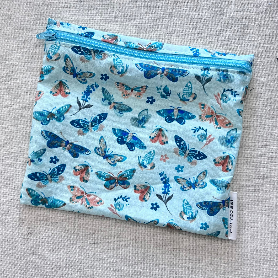 Butterflies on Blue Reusable Sandwich Bag