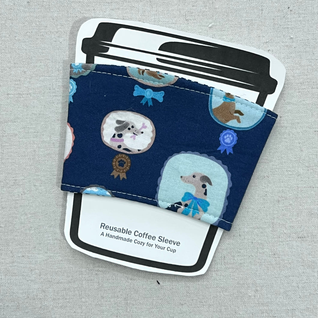 Dog Portraits Reusable Coffee Sleeve