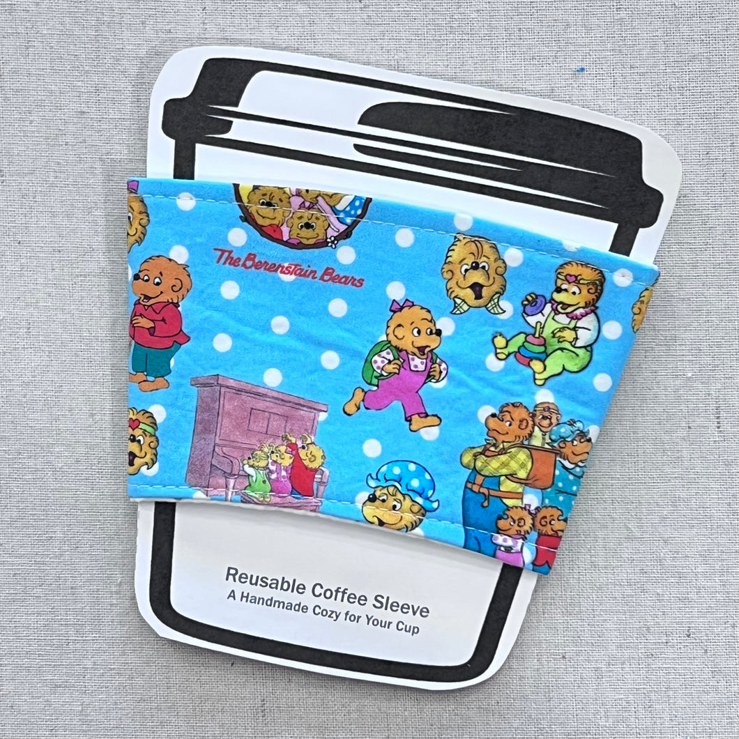 Bear Family Reusable Coffee Sleeve