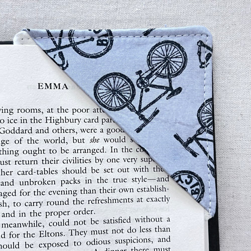 Bicycles on Grey Corner Bookmark