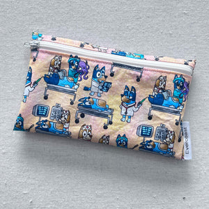 Blue Heeler Hospital Reusable Snack Bag