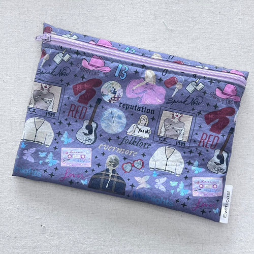 TS Albums on Purple XL Bag/Multipurpose Bag