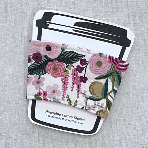 Rose Garden Party Reusable Coffee Sleeve