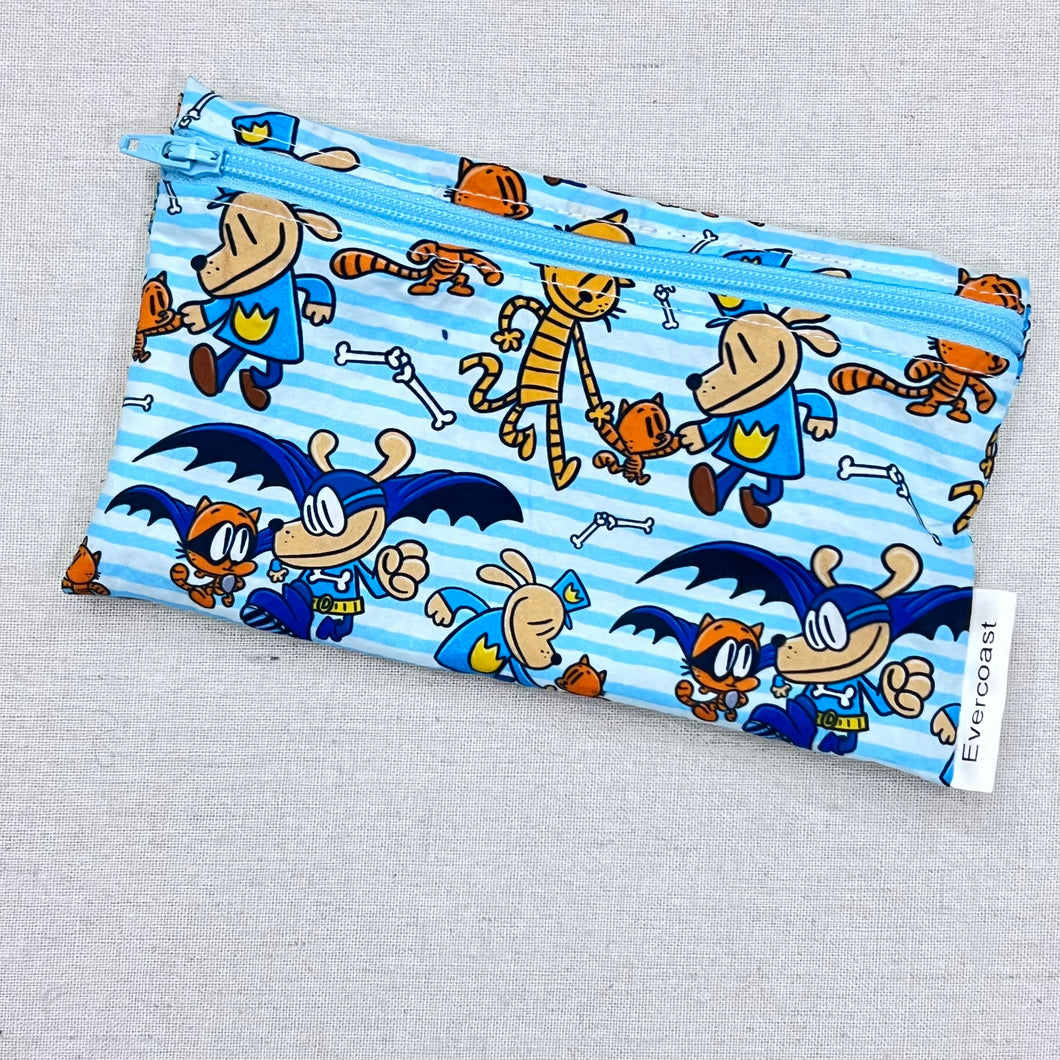 Dog and Cat Comic Reusable Snack Bag