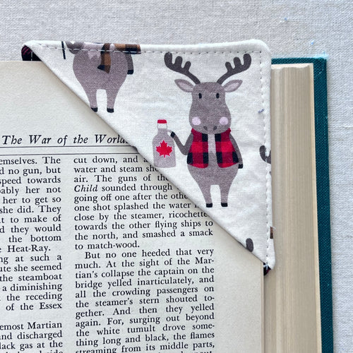 Canadian Moose Corner Bookmark