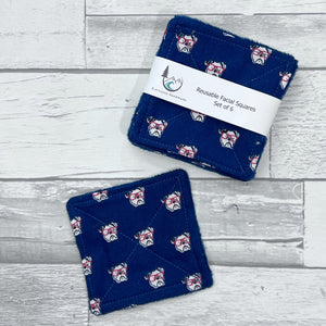 Bulldog Reusable Facial Squares