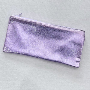Metallic Purple Pencil Case