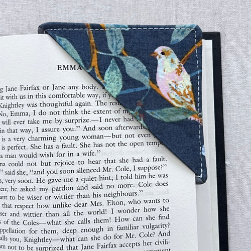 Birds on Charcoal Corner Bookmark