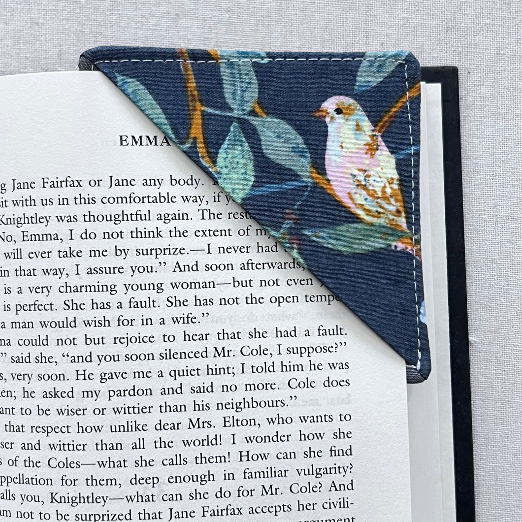 Birds on Charcoal Corner Bookmark