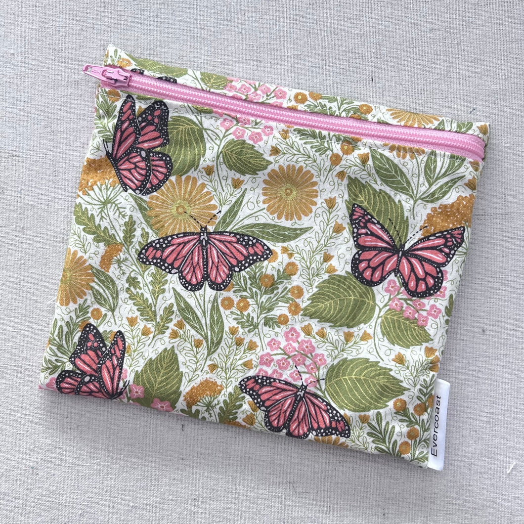 Bee Garden Butterflies Reusable Sandwich Bag