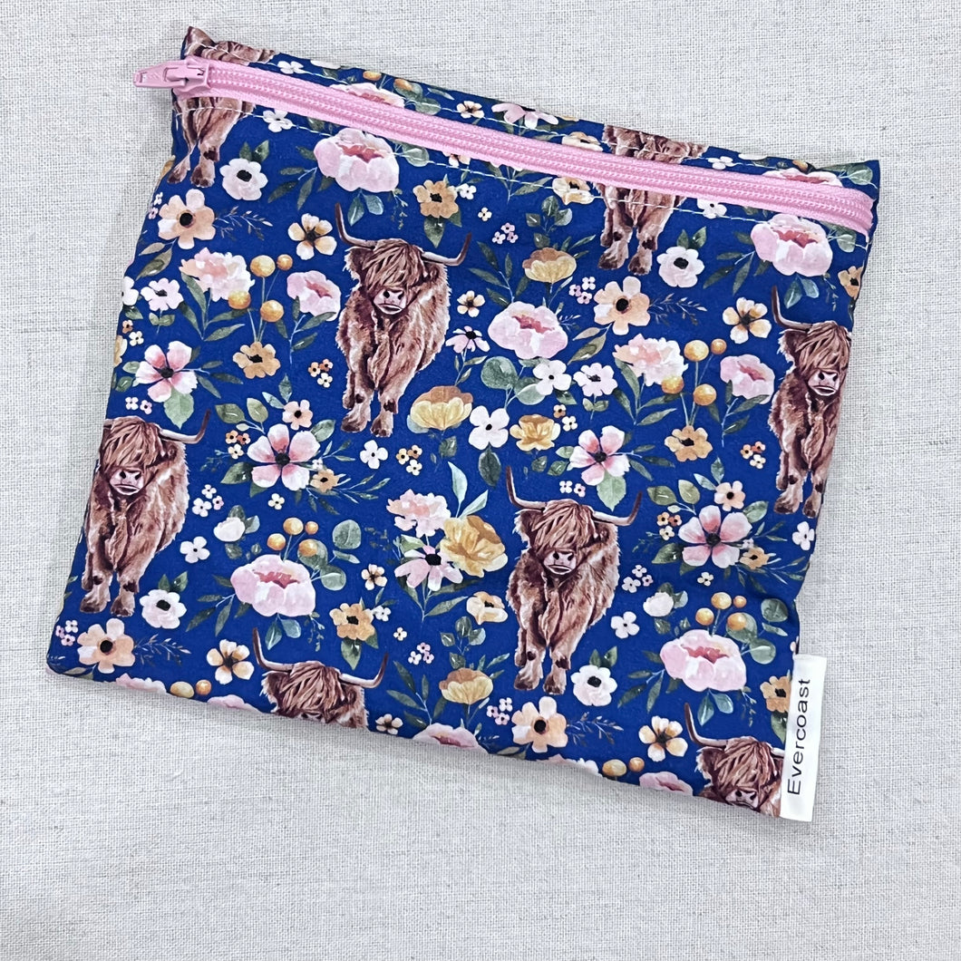 Highland Cow Reusable Sandwich Bag