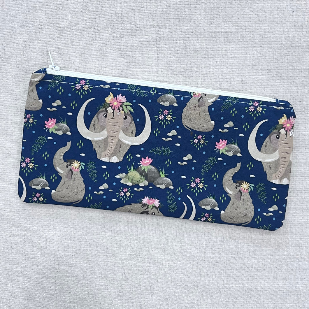Flroal Mammoth Pencil Case