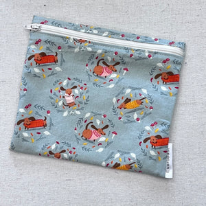 Autumn Daschunds Reusable Sandwich Bag