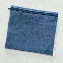 Load image into Gallery viewer, Denim Linen Reusable Mini Snack Bag