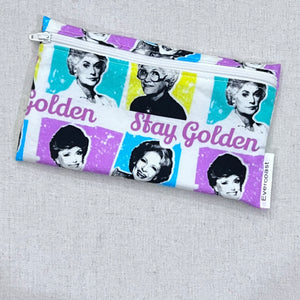 Stay Golden Reusable Snack Bag