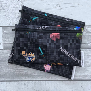 MC on Charcoal Reusable Snack Bag Set