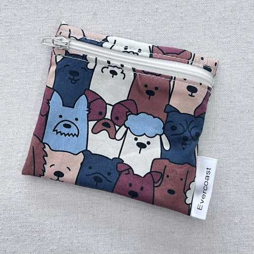 Stacked Dogs Reusable Mini Snack Bag