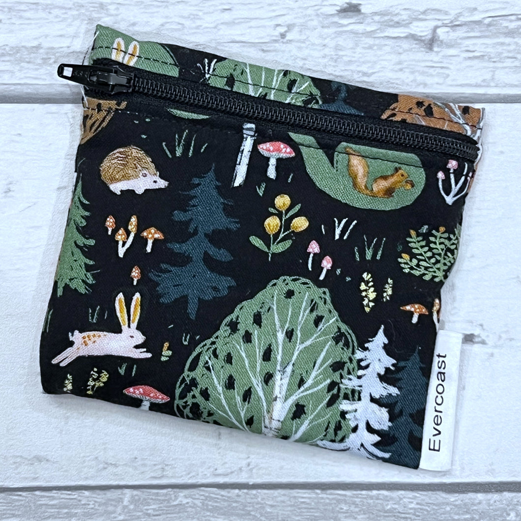 Dark Woodland Reusable Mini Snack Bag