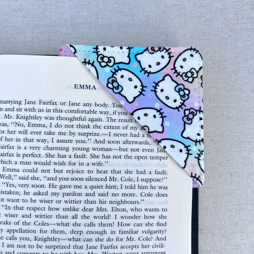 Pastel Kitty Corner Bookmark