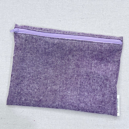 Eggplant Linen XL Bag/Multipurpose Bag