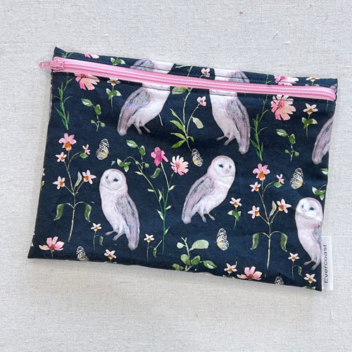 Floral Owl XL Bag/Multipurpose Bag