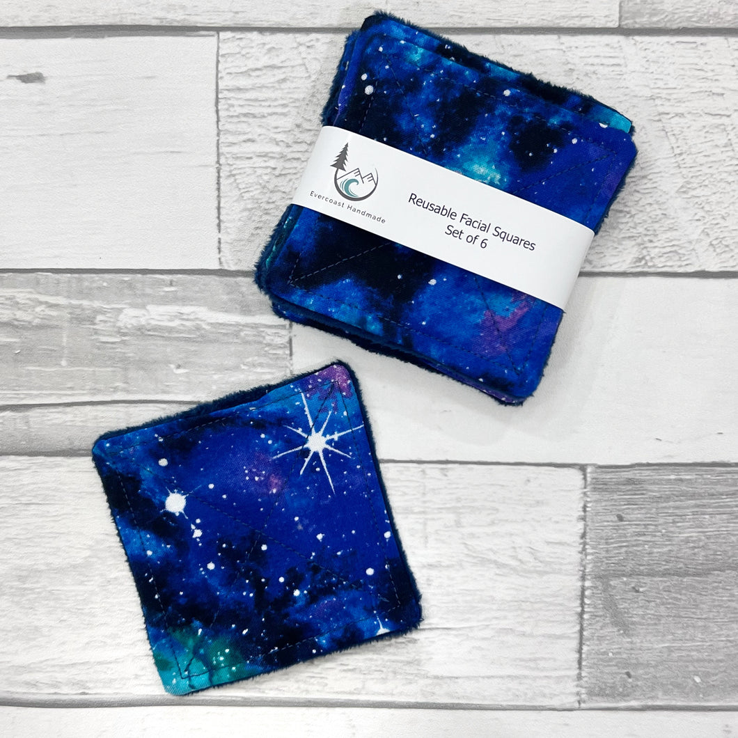Bright Galaxy Reusable Facial Squares