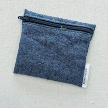 Load image into Gallery viewer, Denim Linen Reusable Mini Snack Bag