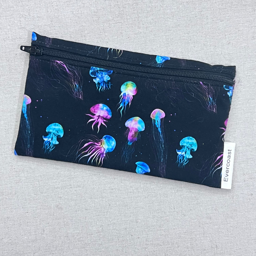 Neon Jellyfish Reusable Snack Bag