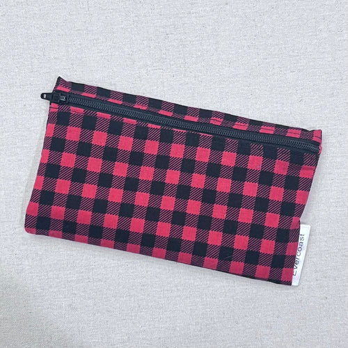 Buffalo Plaid Reusable Snack Bag